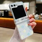 Shockproof Clear Hinge Hard Case For Samsung Galaxy Z Flip6 Flip5 Flip4 3 Cover