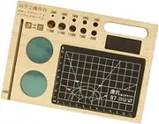 ａ aternee Cutting Mat Workbench Cut Pad Multipurpose Patchwork Cut Pad Model Building Mat for Sewing Dressmaking Fabrics Scrapbooking, 21cmx14.8cmx1.2cm
