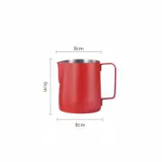 350/600ML Coffee Milk Frothing Pitcher Jug 304 Stainless Steel Precise Scale Hig