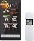 Wireless Weather Station LCD Thermometer Hygrometer Clock Forecast Temperature
