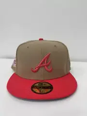 New Era Atlanta Braves 30TH Anniversary Lava Sands 59FIFTY Fitted Cap Hat 7 1/2