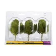 Woodland Scenics SP4149 Scene-A-Rama Large Deciduous (3pack) (4") Train Scenery
