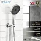 Decaura Hand Held Shower Head Set 3-Mode Bathroom Large Spray