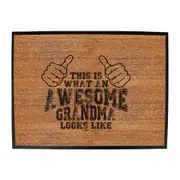 This Is What Awesome Grandma - Funny Novelty Doormat Man Cave Floor mat