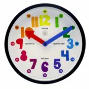 Nextime SOPHIA Teach The Time Design Multi Coloured Silent Kids Wall Clock Child