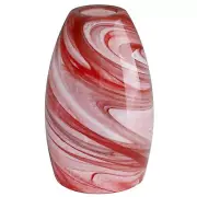 Art Glass Lamp Shade Burgundy Marble Shades Mini Modern Oval chandeliers Shad...
