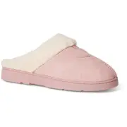 Brilliant Basics Women's Microsuede Outdoor Slippers - Blush - Size 10
