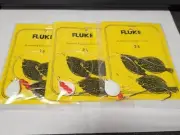 3 NJ Hand Tied Long Shank Hook w/WHITE Spinner+Beads Fluke/Summer Flounder Rigs