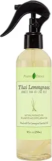 Thai Lemongrass Linen and Room Spray, Natural Air Freshener Made with Pure Lemongrass Essential Oil, Toilet Air Freshener or Calming Pillow Spray (250ml)
