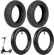 ulip (Pack of 2 9.5 x 2.50 Offroad Tubeless Tyres 9.5 Inch Off-Road Tyres + Inner Tube for NIU KQI3 Scooter Accessories Front and Rear Wheels