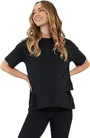 [Ripe] Maternity Claud Nursing Tee Black - M