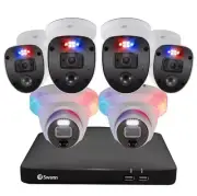 Swann 6 Cameras Enforcer Security 1TB HDD 4 Bullet 2 Dome SWDVK-846804SL2DE-AU