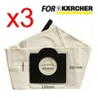 3 Packs Dust Bags Cloth For Karcher WD3 MV3 A2200 SE4001 Vacuum Cleaner Bags