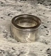 DON'T TREAD ON ME. “Ring” .999 SILVER COINAGE RING. SIZE 11.5