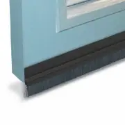 Moroday MDS4 Self-Adhesive Black Plastic Brush Door-Seal
