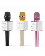 Q9 Wireless Bluetooth Condenser Microphone Mic Karaoke Player Speakers