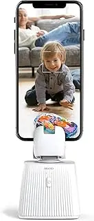 Auto Face Tracking Phone Holder, 360° Rotation Face Body Phone Tracking Tripod, Smart Shooting Camera Mount with 800mAh Battery for Live Vlog Streaming Video