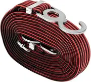 KALLORY 1Pc Elastic Cargo Binding Belt for Truck and Motorcycle Bundling Strap for Secure Luggage and Cargo Management Compact and Easy to Use