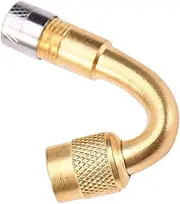45 Degree Valve Extension Tyre Brass Stem Adapter Core Cap Car Bike Truck