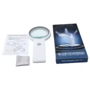 Bright LED Magnifying Glass, Double Lens With Stand Profession For Handsfree Use