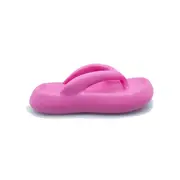 Breezy Flatform One Piece Flip Flops Rose
