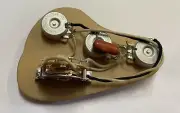 250K CTS Pot 3 Way Oak Grigsby Switch Harness Prewired for Strat style Guitar