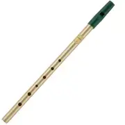 Feadog Brass Whistle Key of C Irish Traditional Tin Penny Flute Made in Ireland
