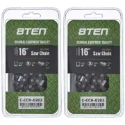Chainsaw Chain 16 Inch .063 3/8 60DL for Stihl 039 041 064 032 031 056 2-Pack