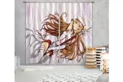 3D Sword Art Online 163 Anime Curtains Drapes