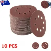 10pcs 125mm 5" Sanding Discs 40 60 80 120 240 600 Mixed Grit Orbital Sander Pads