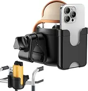 Stroller Cup Holder | Walker 360-Degree Rotatable Bottle Stand | Stroller Bottle Holder for Wheelchairs, Scooters, Toddler Carts