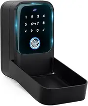 Binxind Smart Key Lock Box Fingerprint Lock Box Suitable for House Keys and Real Estate Agents