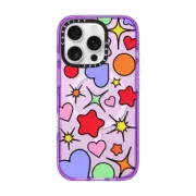 iPhone 16 Pro Impact Case MagSafe Compatible Confetti by Exquisite Paradox
