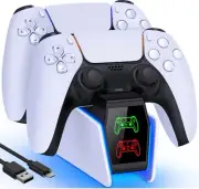 PS5 Controller Charger Station for Playstation 5 Dualsense Stand Charger Dock