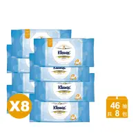 在飛比找momo購物網優惠-【Kleenex 舒潔】8包組 濕式衛生紙(46抽x8包)
