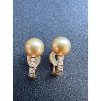 在飛比找蝦皮購物優惠-Mikimoto 耳環 珍珠 金色 mercari 日本直送