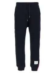 [Thom Browne] Thom Browne-Classic Loopback Stripe Pantaloni Blu-Uomo 3