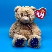 TY Beanie Baby - UNCLE SAM the Bear (Light Brown) (7.5 inch)