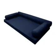 |SLIPCOVER ONLY|S6 Daybed Mattress Bolster Pillow Covers Knife Edge Crib AD101