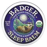 Badger, Organic Sleep Balm, Lavender & Bergamot, 0.75 oz (21 g)
