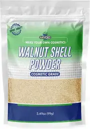 Myoc Walnut Shell Powder-3.4Oz, Walnut Shell Powder for Scrubs, Walnut Shell ...