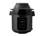 Healthy Choice 6L Air Fryer/Pressure Multi/Slow Cooker for Chips/Meat/Rice BLK