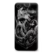 Skins Decal Wrap for Apple iPhone XR - Skull Anchor Octopus Under Sea