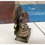 收集古董青銅黑色佛像