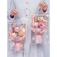 在飛比找蝦皮購物優惠-【七夕禮物💐】 創意生日禮物香皂康乃馨玫瑰花束精緻禮盒送女生