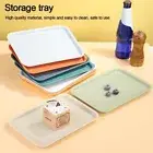 Rectangular Tray Plastic Storage Tray Hotel Service Tray Kitchen Supplies