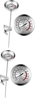 2pcs Meat Thermometer Cooking Temperature Probe BBQ Grill Thermometer Essential for Instant Read Fried Food Thermometer