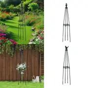 Obelisk Trellis Convenient Decorative Plant Support for Patio Yards Tomatoes