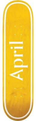 April Skateboards OG Logo Skateboard Deck - 8.25" x 31.92"