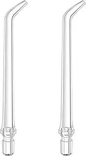 bixdo Replacement Standard Tips for Daily Teeth Cleaning Compatible with A30 Travel Water Flosser, Tritan Material Safe for Adults Kids, Pack of 2